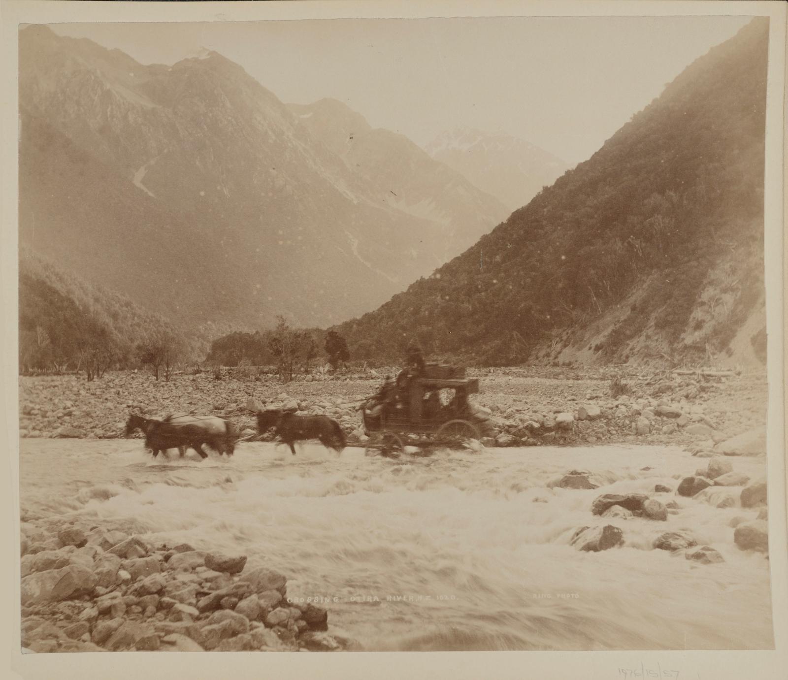 Crossing the Otira River