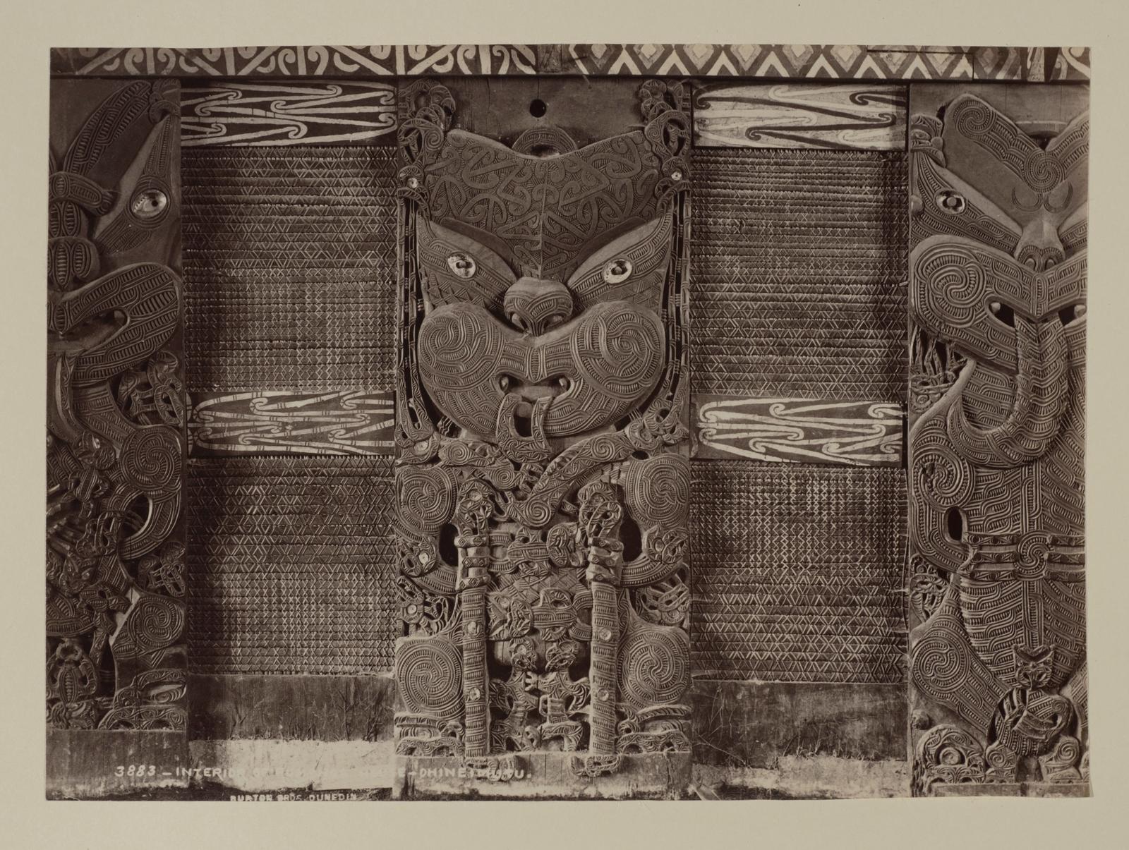 Interior of house, Ohinemutu