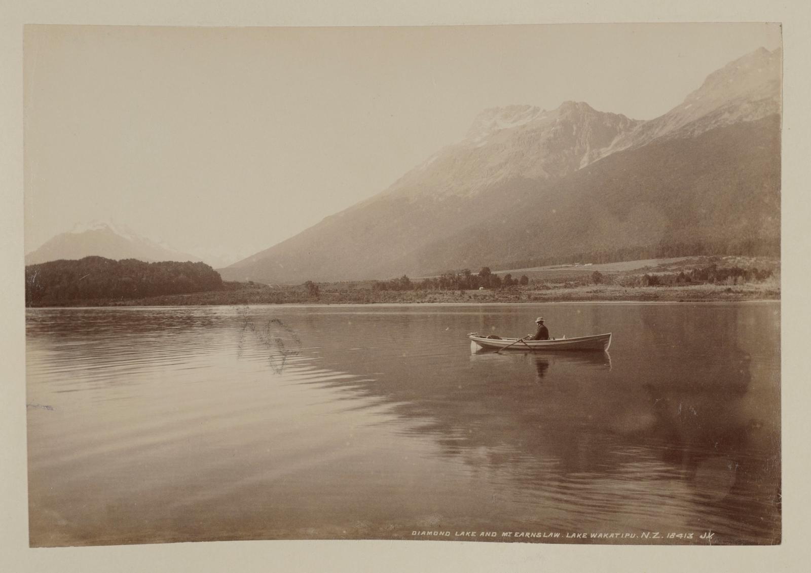 Diamond Lake and Mount Earnslaw, Lake Wakatipu