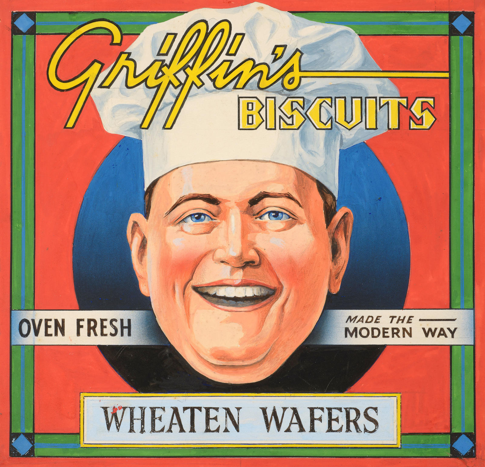 Griffin's Biscuits: Wheaten Wafers (artwork for trade label)