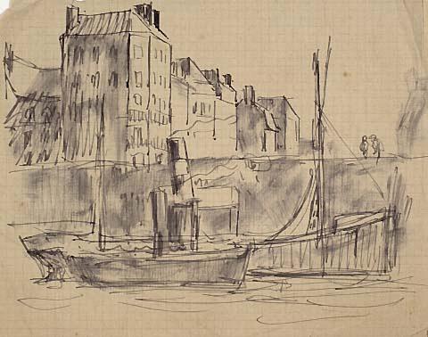 Landscape with Boats