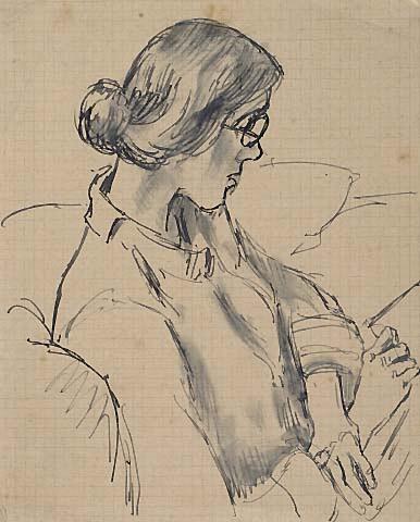 Portrait of a Woman Reading