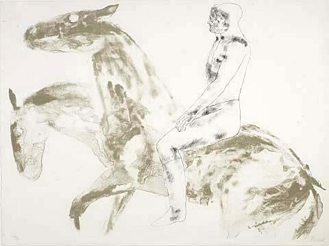 Man and Horse VI