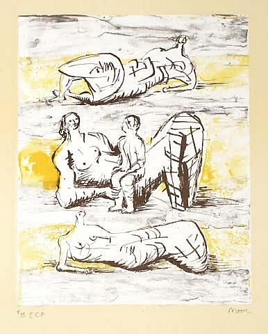 Reclining Figures and Reclining Mother and Child