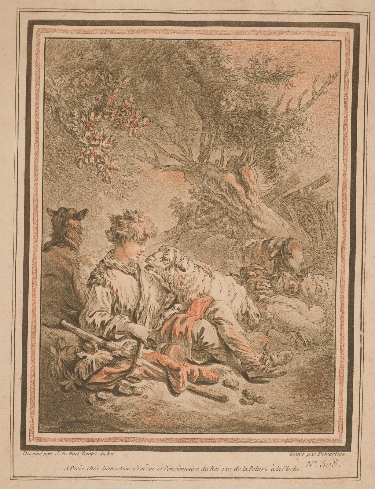 Shepherd With His Flock