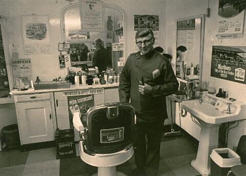 Arthur Cooper, Barber, Jervois Road