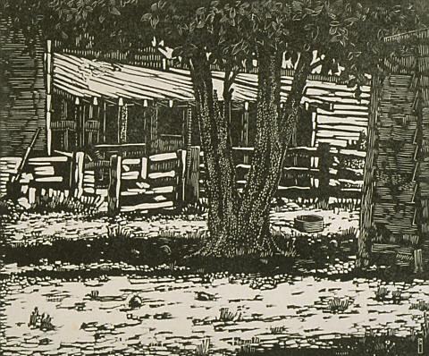 Milking Shed with Food Bowl