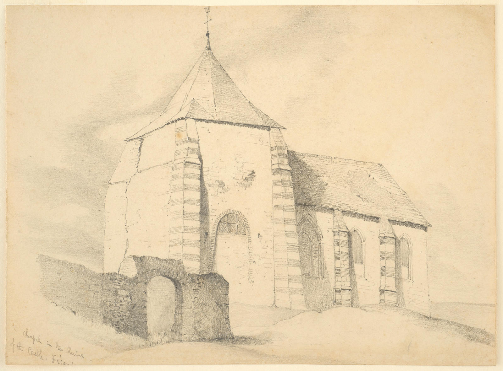 Chapel in the Ruins of the Castel, Fecamp