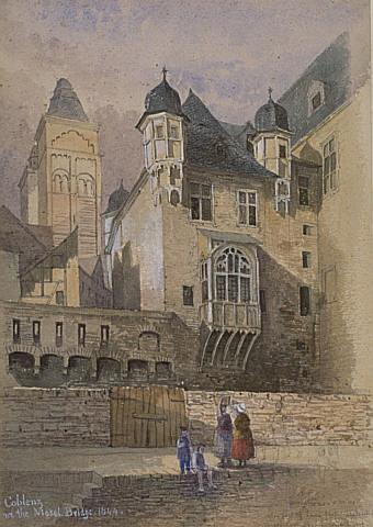 Coblenz near the Mosel Bridge