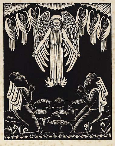 Untitled (Angel Gabriel appearing before Shepherds)