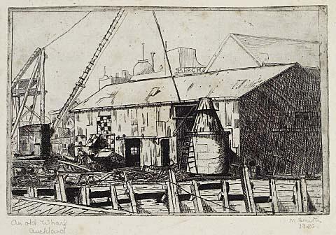 An Old Wharf, Auckland