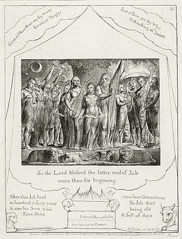 Job and His Family Restored to Prosperity