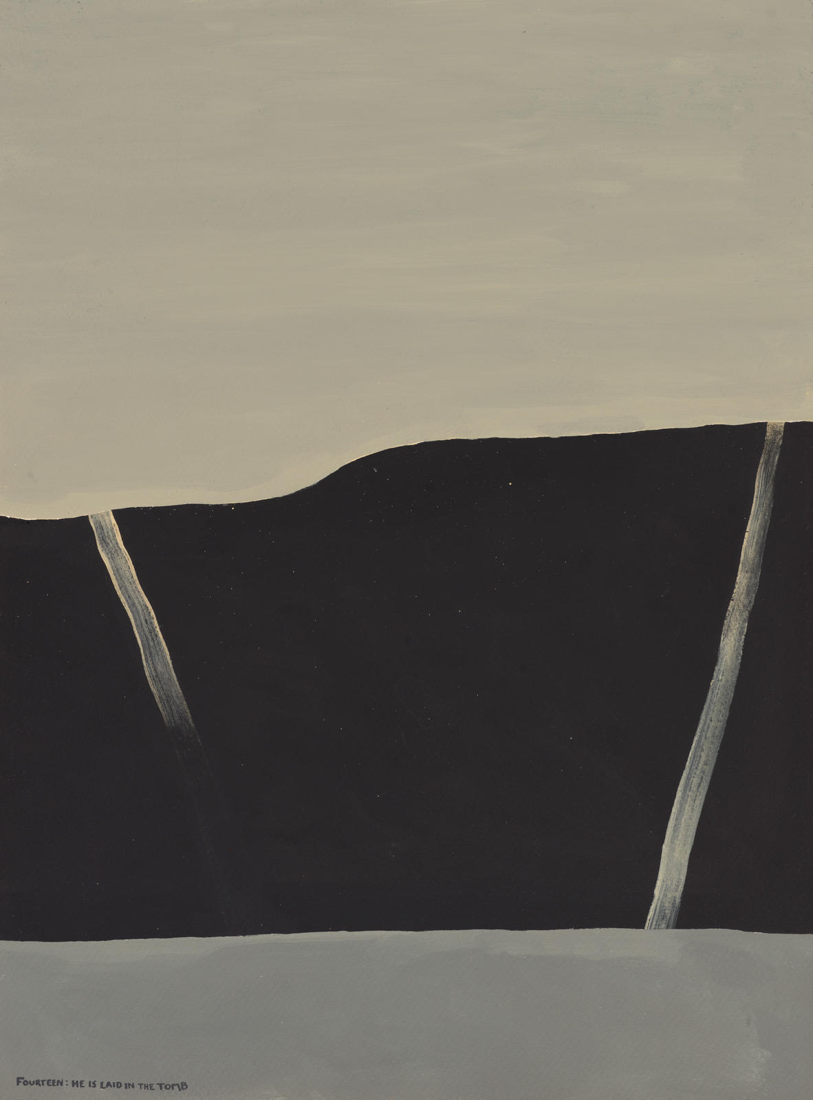 Fourteen: He is laid in the Tomb
