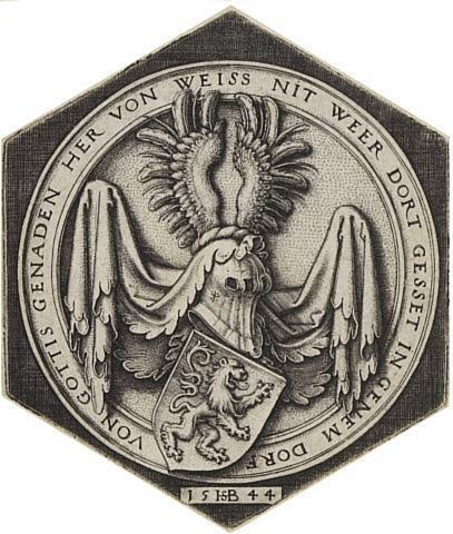 Coat of Arms with Lion Rampant