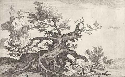 Tree stump and rabbiter (no. 3)