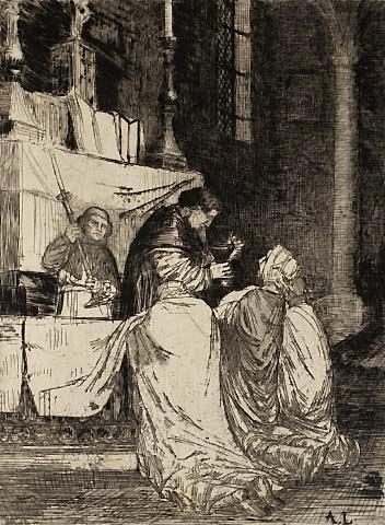 La Communion dans L'Eglise Saint Medard Church of Saint Medard)