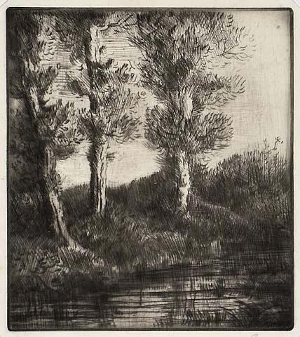 La Rive du Saint Pre (The river bank at Saint Pre)