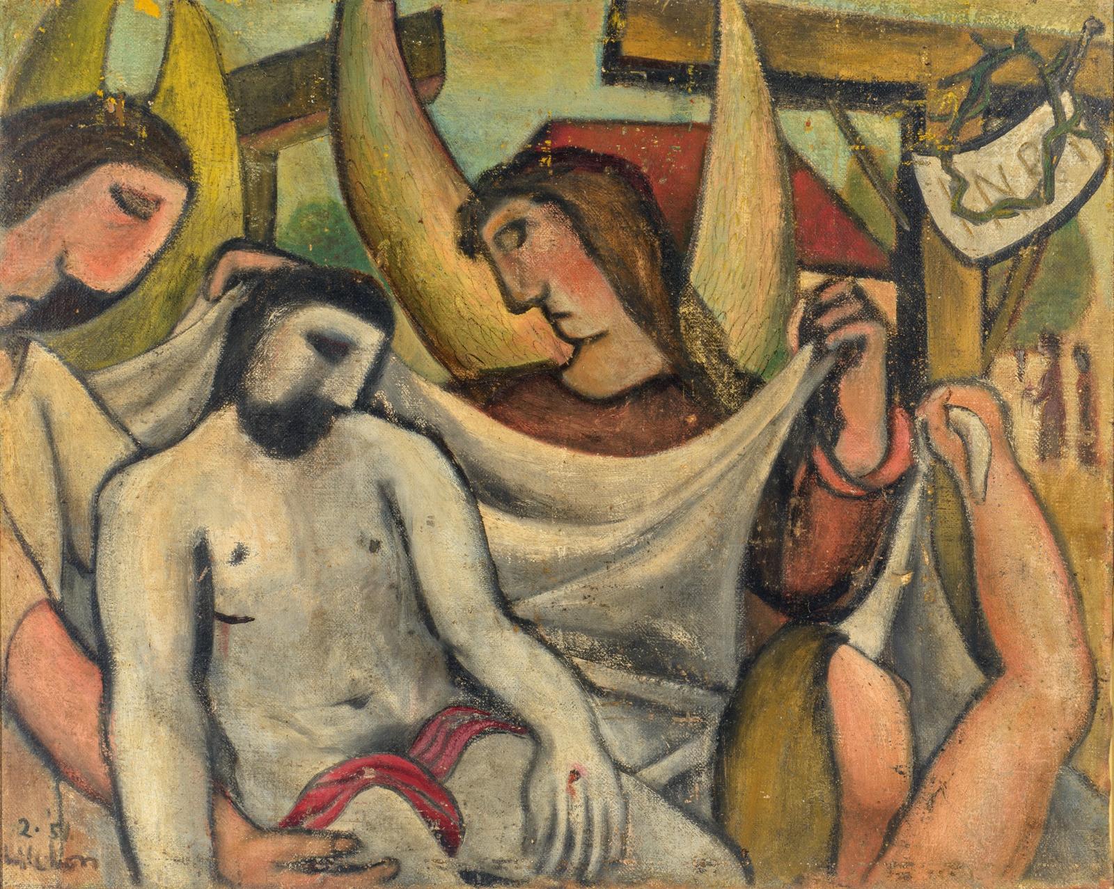 Christ supported by Angels
