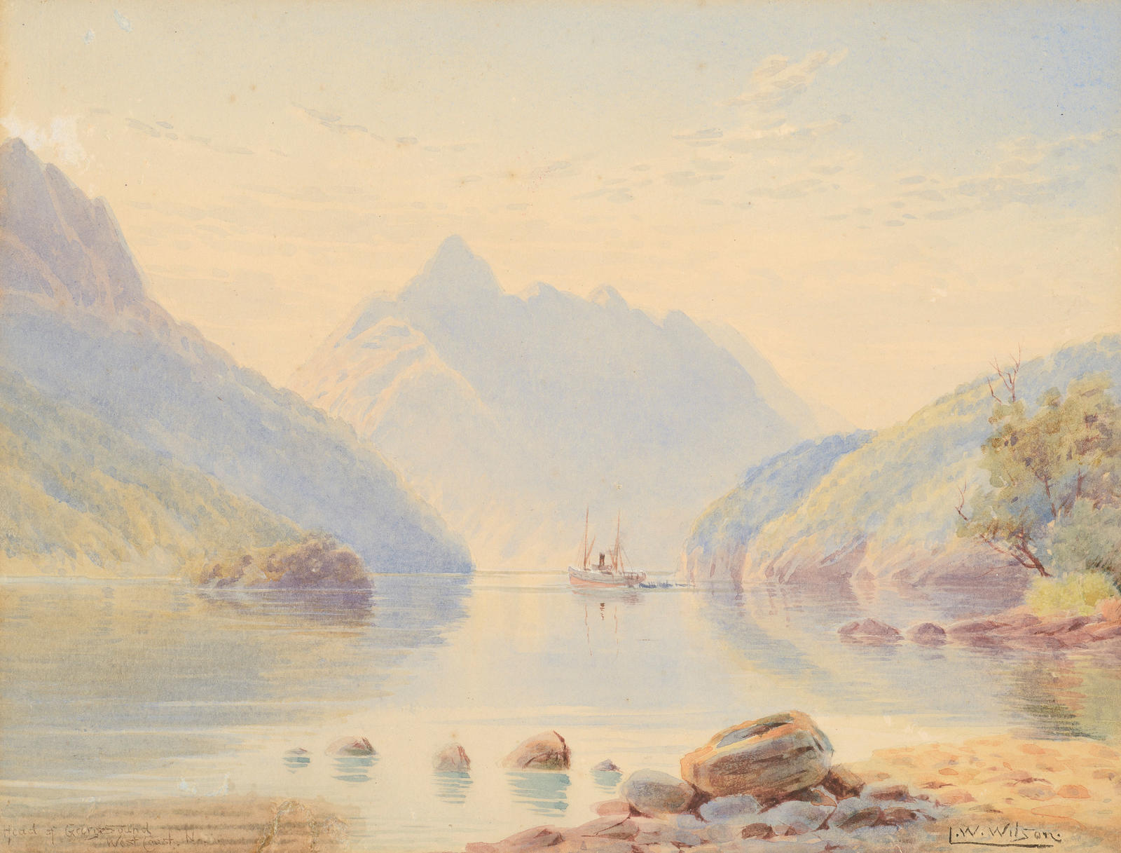 Head of George Sound, West Coast, New Zealand