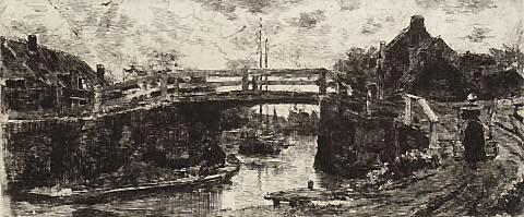 Canal-side landscape