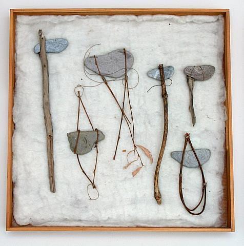 Bird Stones on Sticks