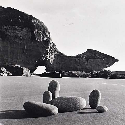 Untitled (Stones on the shoreline)
