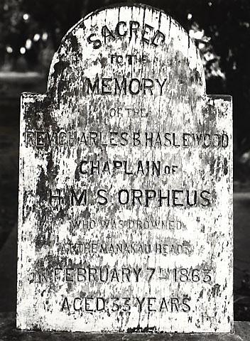 Wooden headstone, Saint Peter's Church, Onehunga