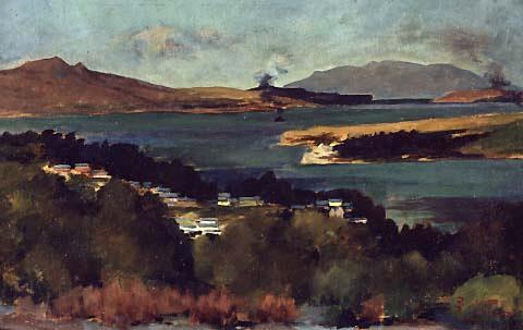 View of Auckland Harbour