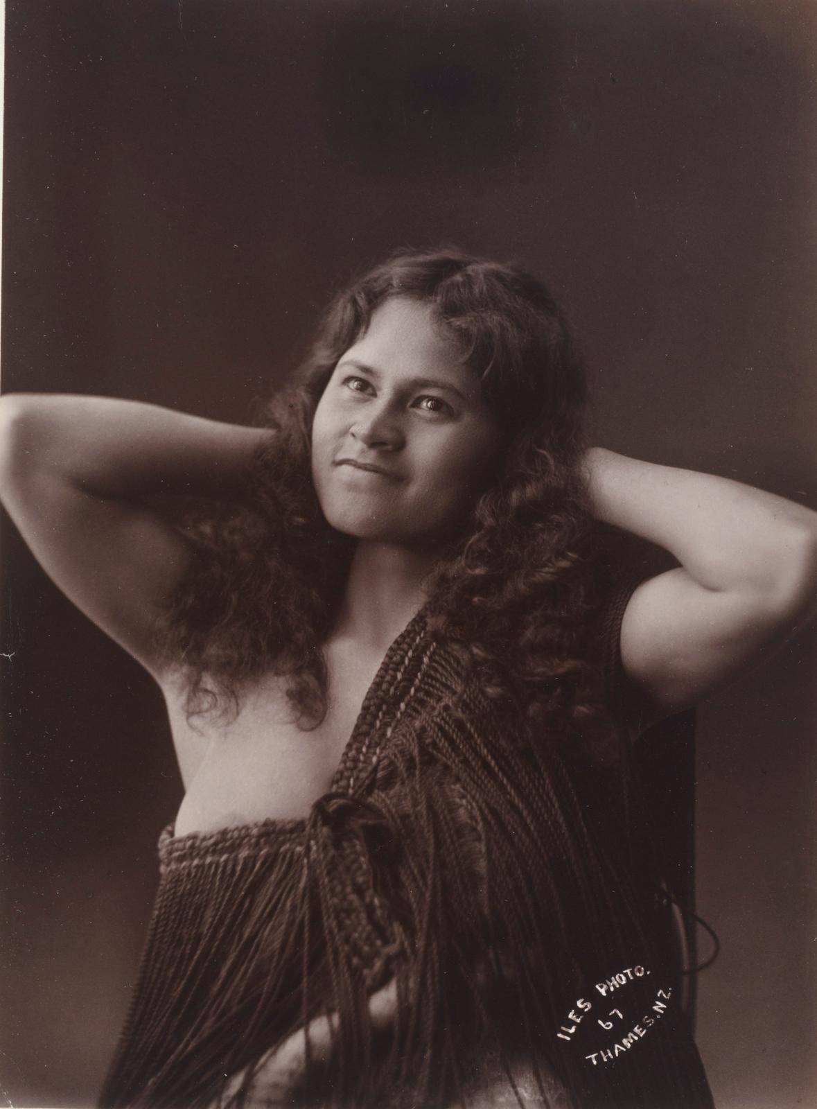Woman with raised Arms