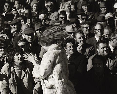 Rugby spectators at Athletic Park, Wellington