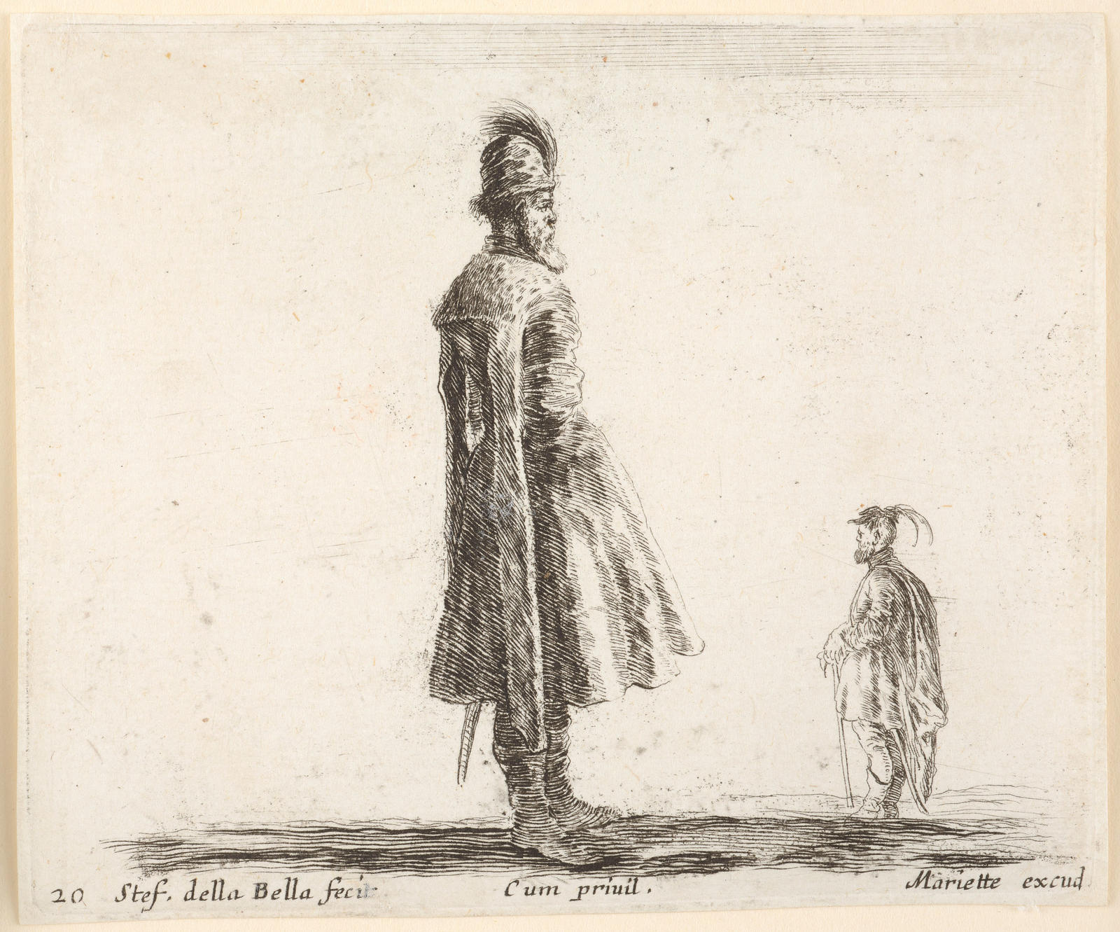 Un vieux Polonais en robe courte, ...