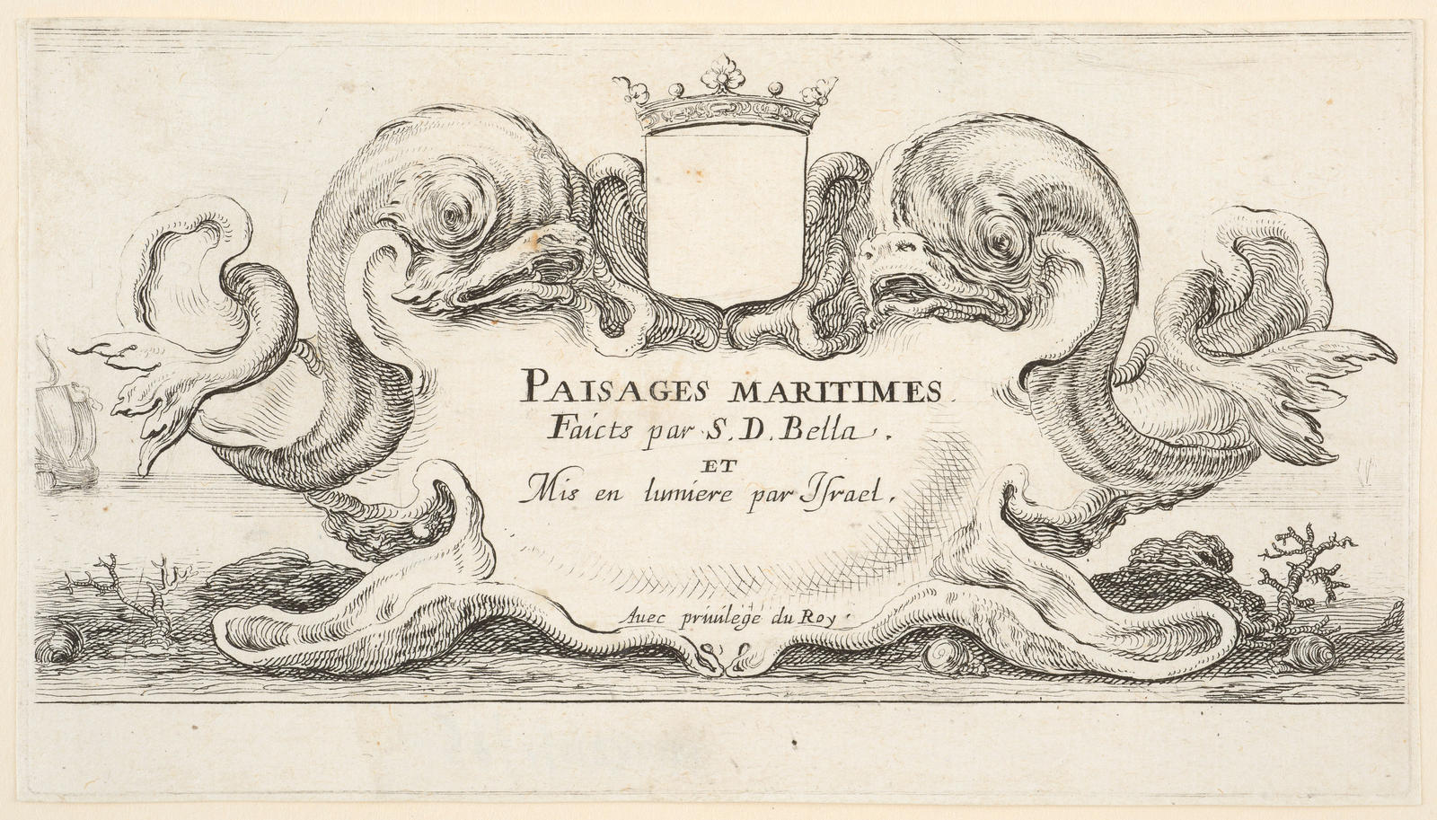 Titre paisages maritimes (Title Page Maritime Landscapes)