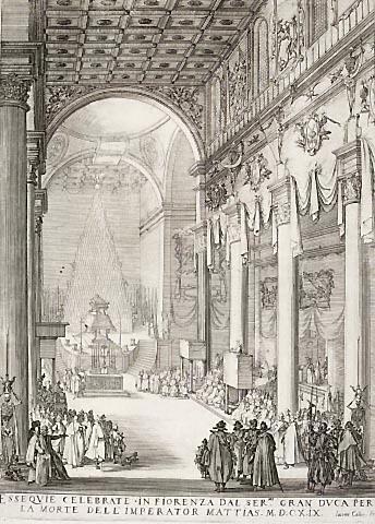 Le Catafalque de l'Empereur Mathias
