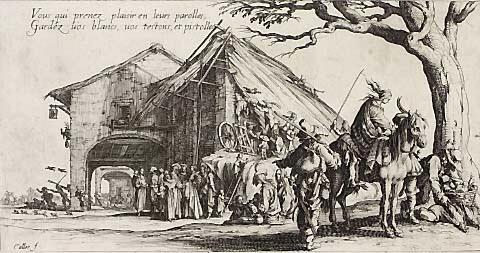 La halte des bohemiens: les diseurs de bonne-aventure