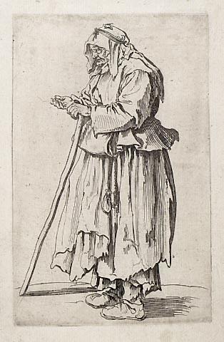La mendiante venant de recevoir la charite (The Beggar asking for charity)