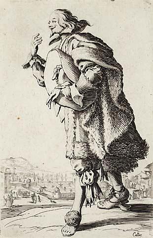 Le gentilhomme qui salue tenant son feutre sous le bras