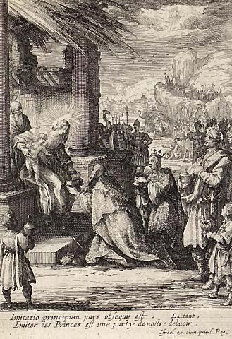 L'adoration des Mages.
