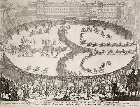 Vue d'ensemble de la fete (Ensemble View of the Festival)