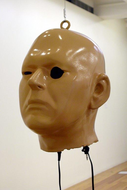 detail from 'I'm Not Here' installation