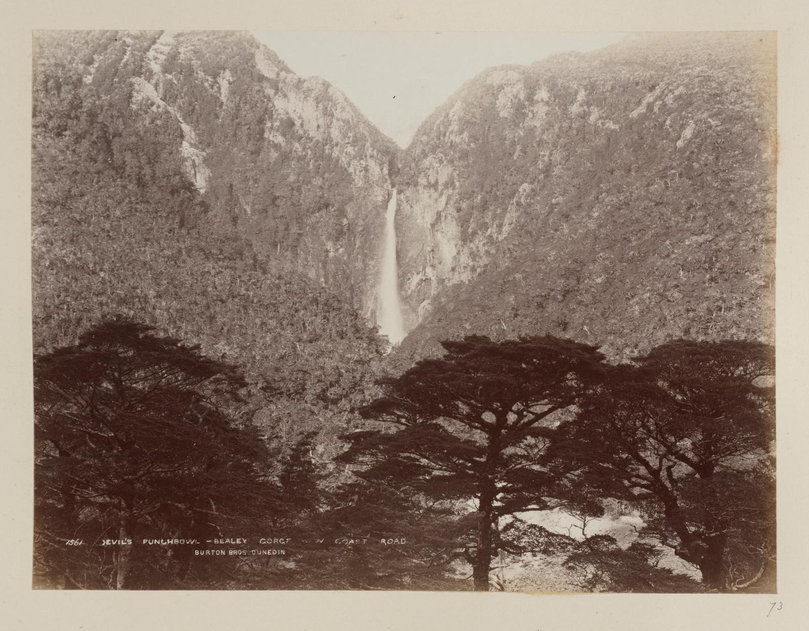 Devil's Punchbowl, Bealey Gorge, West Coast Road