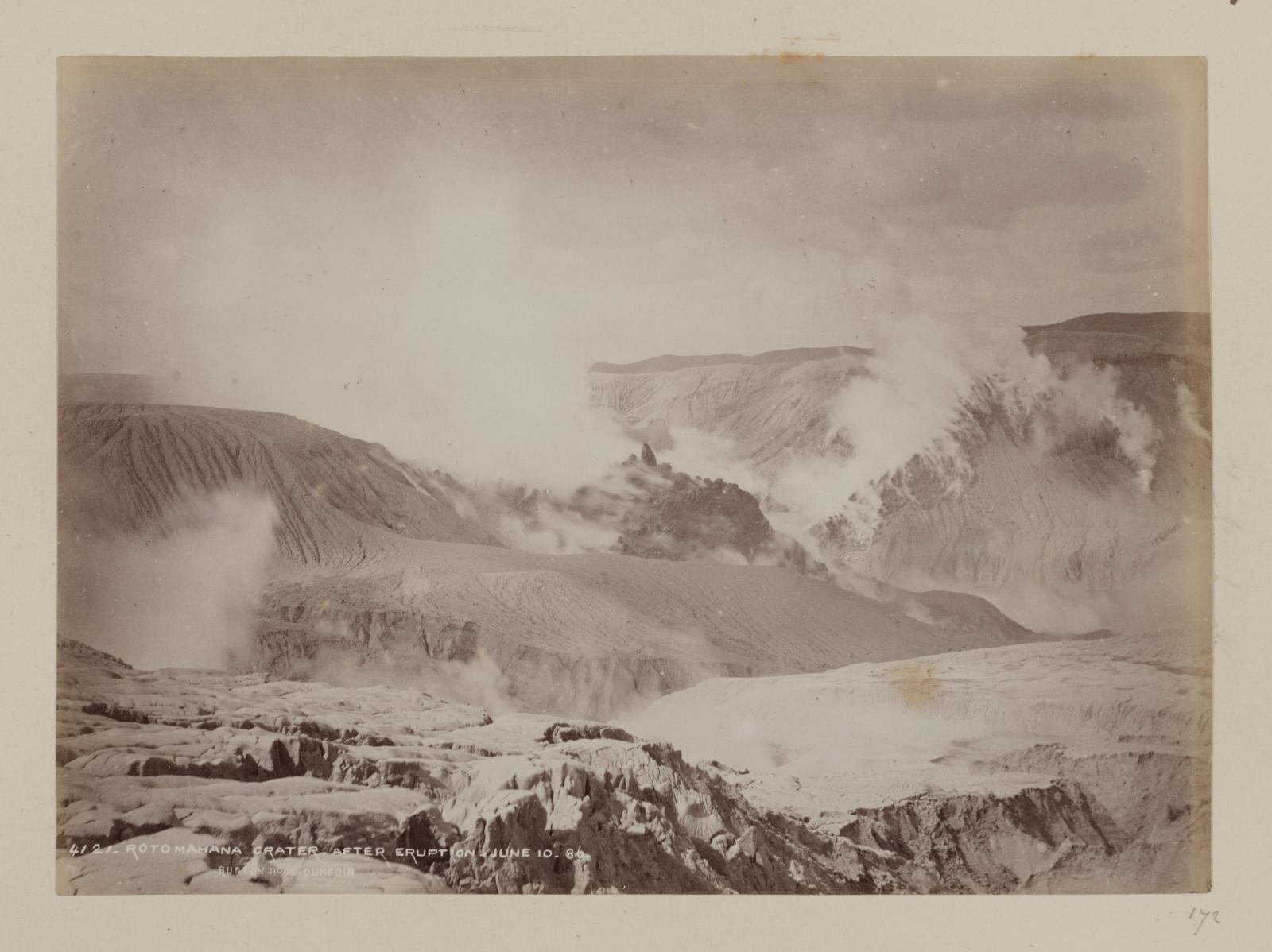 Rotomahana Crater, after Eruption, June 10, 1886