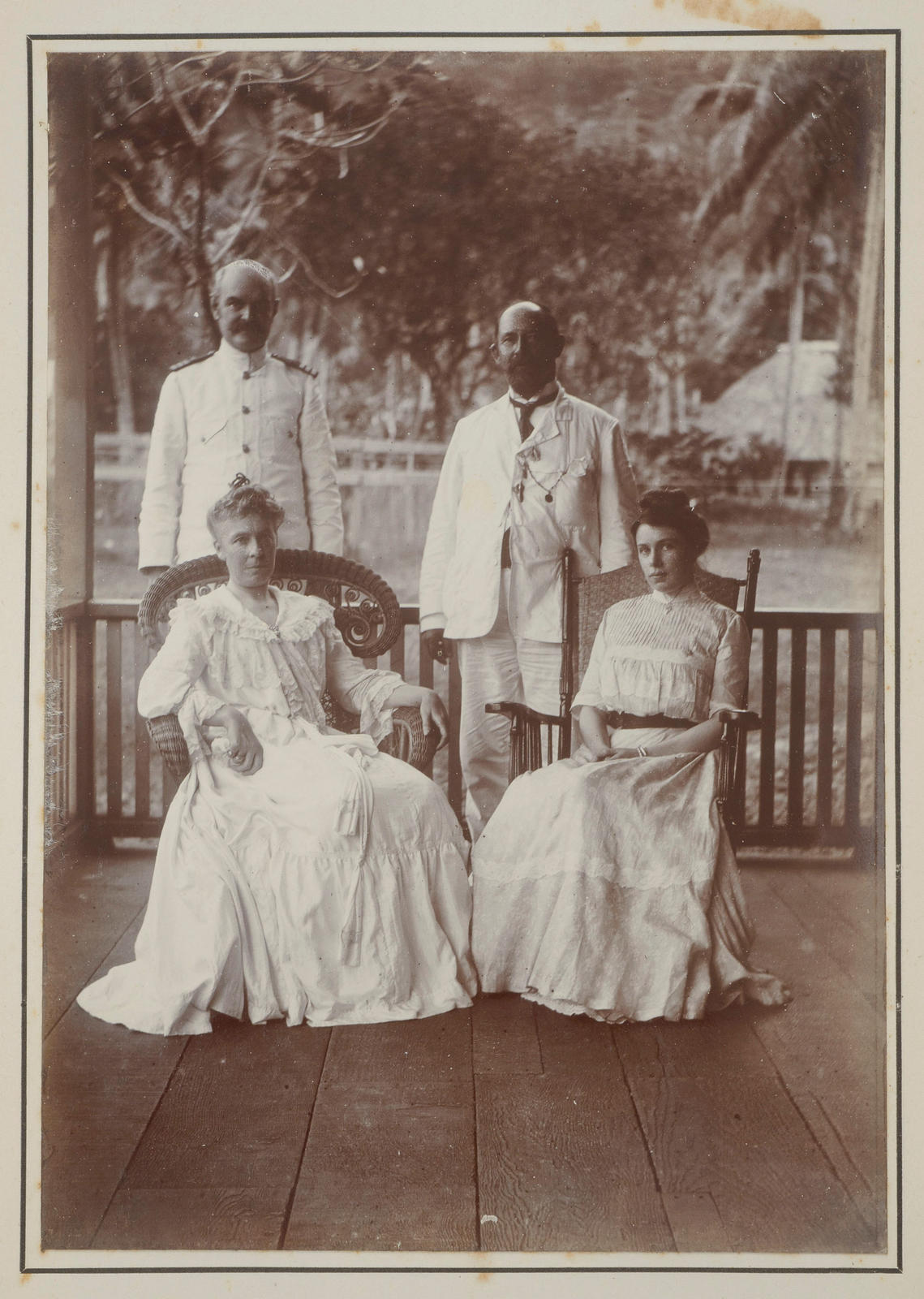 Captain Underwood, US Commandant, and Hon H C Mills