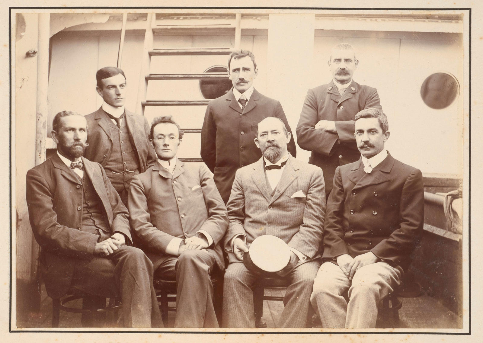 Hon C H Mills and Government Officials