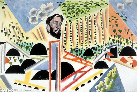 Coalcliff Mine With Portrait of D.H.L