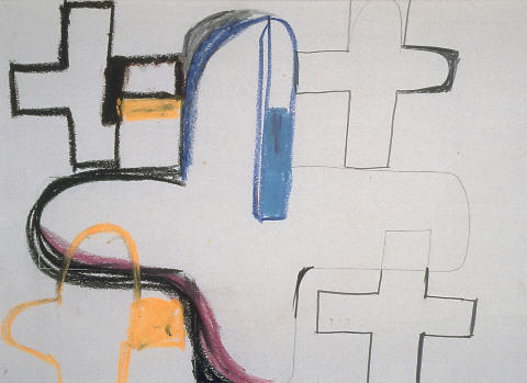 Study Drawing For 'Cass Altarpiece'