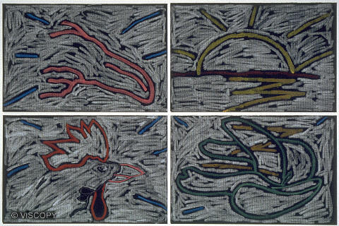 Study for 'Sun Tung Fowl Ceremony'