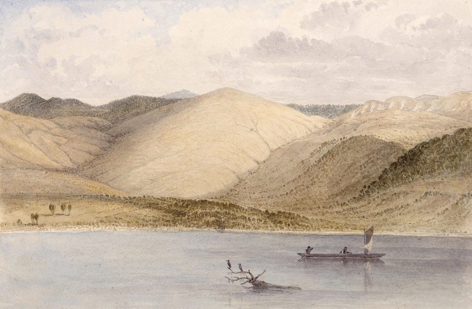 Te Rapa. Lake Taupo. Dec 28 1861 The Scene of Te Heuheu's death 1846