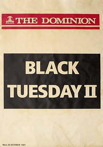 The Dominion BLACK TUESDAY II Monday 26 OCTOBER 1987