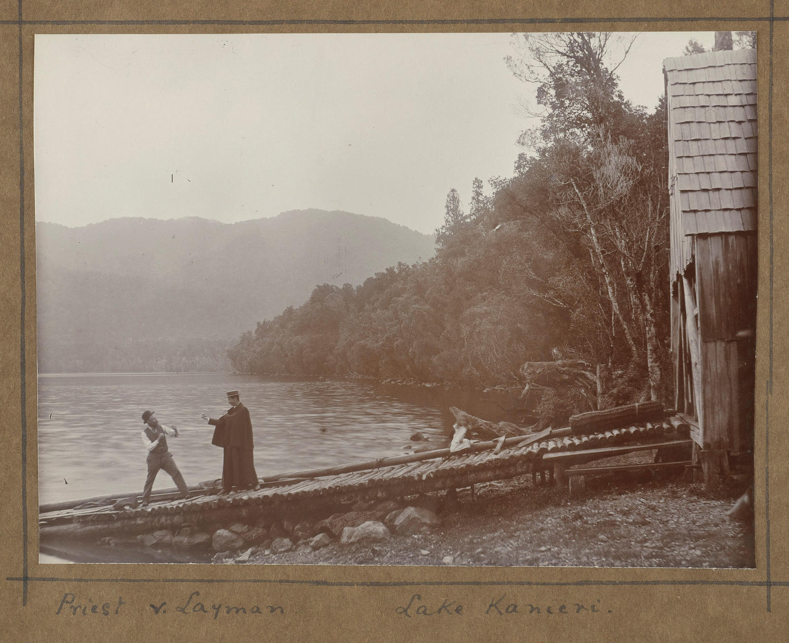 Priest versus Layman, Lake Kaniere