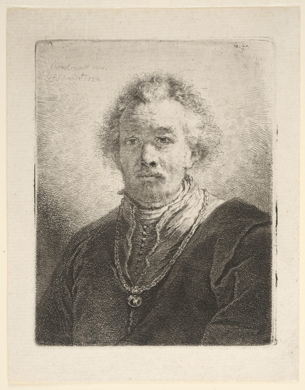 Alterer Mann mit Halskette (Old man with neckchain)